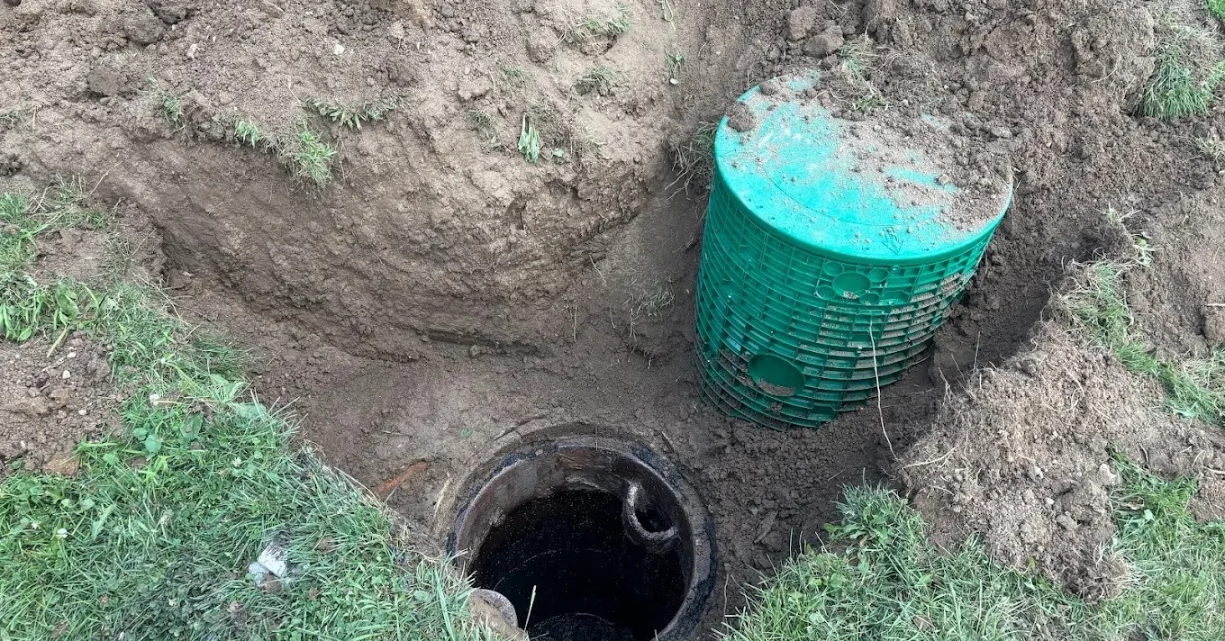 Septic tank installation in Central Indiana